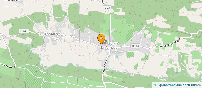 localisation de l'entreprise MADAME MICHELLE BARTHELEMY  SAINT-LAURENT-LA-VERNEDE