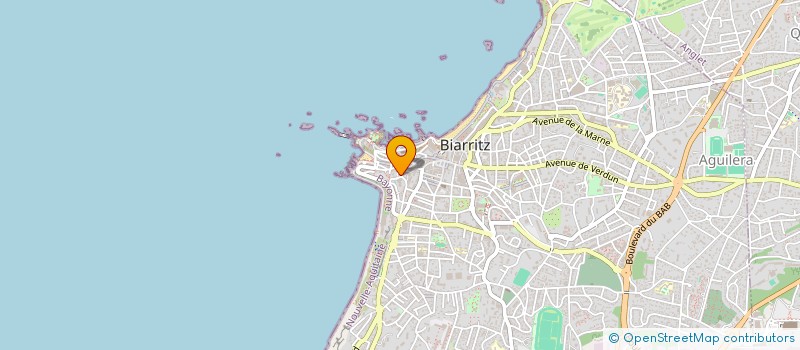 localisation de l'entreprise MADAME MICHELLE BATAILLE  BIARRITZ