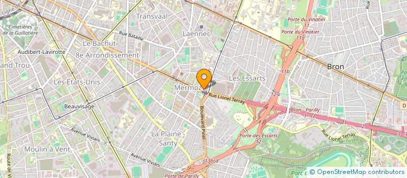 localisation de l'entreprise MADAME MICHELLE BEAUTIER  LYON