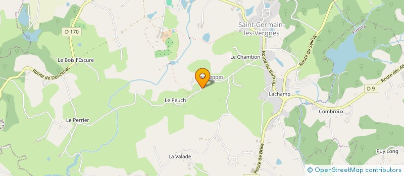 localisation de l'entreprise MADAME MICHELLE BECOT à SAINT-GERMAIN-LES-VERGNES