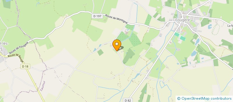 localisation de l'entreprise MADAME MICHELLE BESNARDEAU  BAUGE-EN-ANJOU