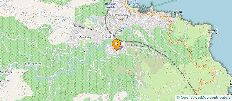 localisation de l'entreprise MADAME MICHELLE BESSON  BANYULS-SUR-MER