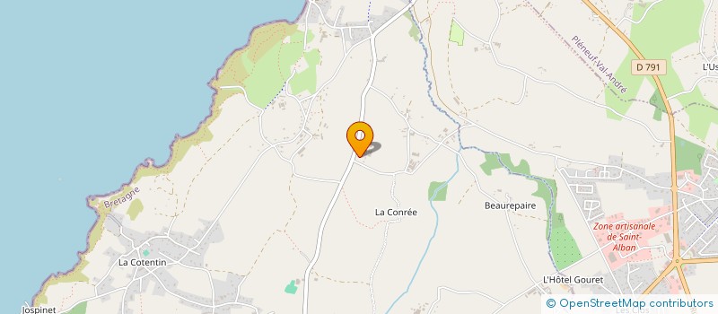 localisation de l'entreprise MADAME MICHELLE BOIVIN  LAMBALLE-ARMOR