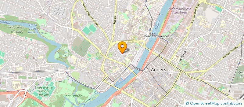 localisation de l'entreprise MADAME MICHELLE BONDU à ANGERS