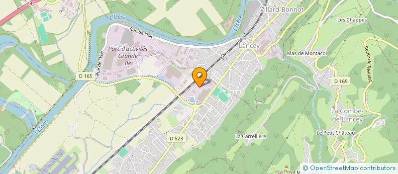 localisation de l'entreprise MADAME MICHELLE BONVALOT  DOMENE