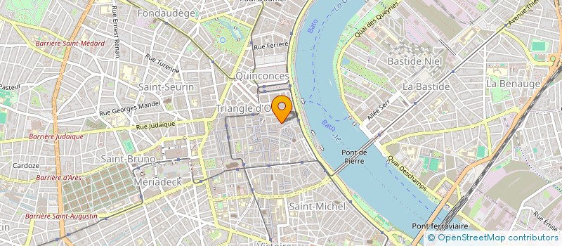 localisation de l'entreprise MADAME MICHELLE BOSSUET  BORDEAUX