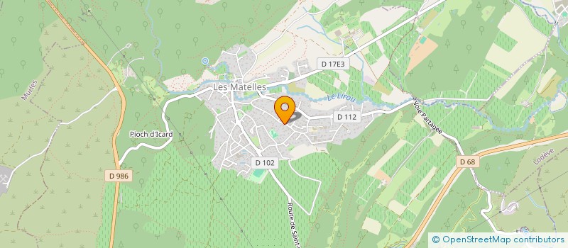 localisation de l'entreprise MADAME MICHELLE BOUCHEVREAU  LES MATELLES