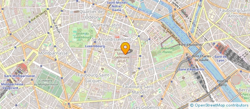 localisation de l'entreprise MADAME MICHELLE BOULINIER  PARIS