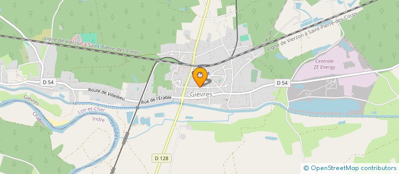 localisation de l'entreprise MADAME MICHELLE BRAND  GIEVRES