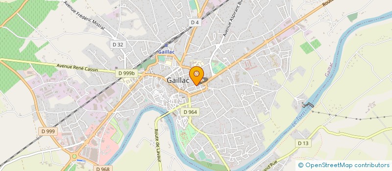 localisation de l'entreprise MADAME MICHELLE BROUCKE à GAILLAC