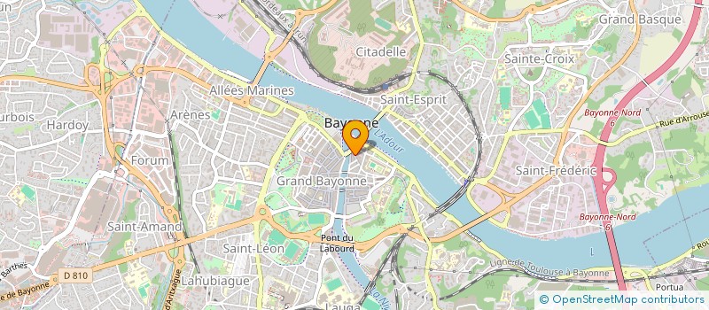 localisation de l'entreprise MADAME MICHELLE CARREY à BAYONNE