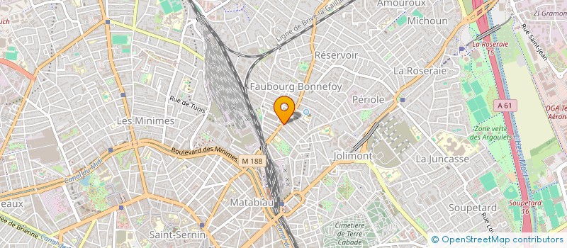 localisation de l'entreprise MADAME MICHELLE CAUBERE  GRENADE-SUR-L'ADOUR