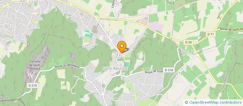 localisation de l'entreprise MADAME MICHELLE CAVANI  SAINT-RESTITUT