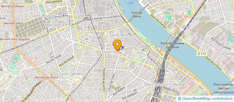 localisation de l'entreprise MADAME MICHELLE CAZENEUVE  BORDEAUX