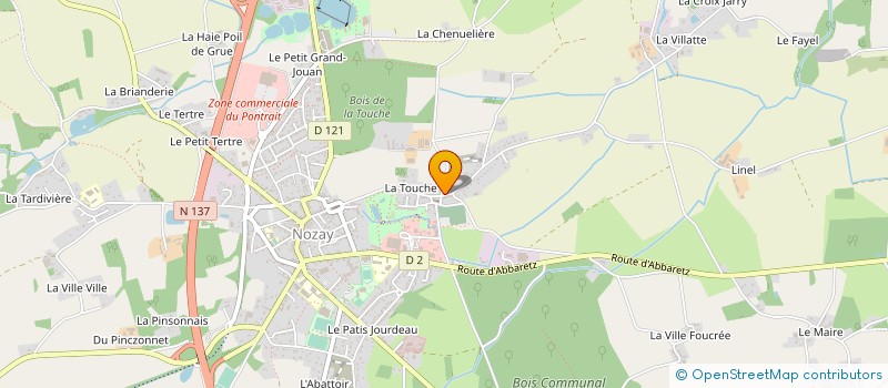 localisation de l'entreprise MADAME MICHELLE CHAILLEUX à NOZAY
