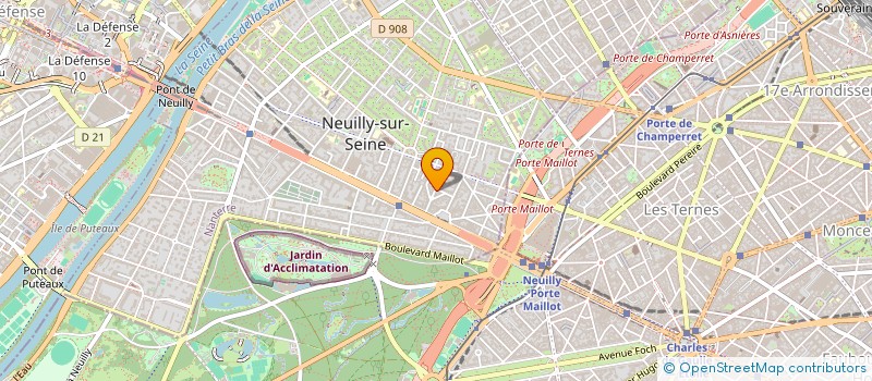 localisation de l'entreprise MADAME MICHELLE CHAZE à NEUILLY-SUR-SEINE