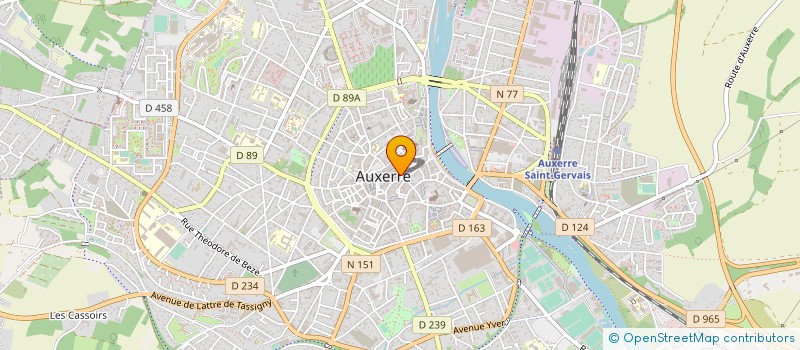 localisation de l'entreprise MADAME MICHELLE CHOUNET à AUXERRE