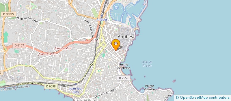 localisation de l'entreprise MADAME MICHELLE CHUDEAU à ANTIBES
