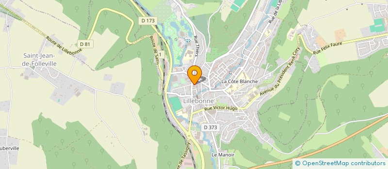 localisation de l'entreprise MADAME MICHELLE-CLAUDE PEVERELLY  LILLEBONNE