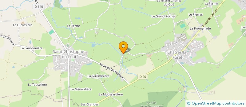 localisation de l'entreprise MADAME MICHELLE CLAVREUL  EVRON