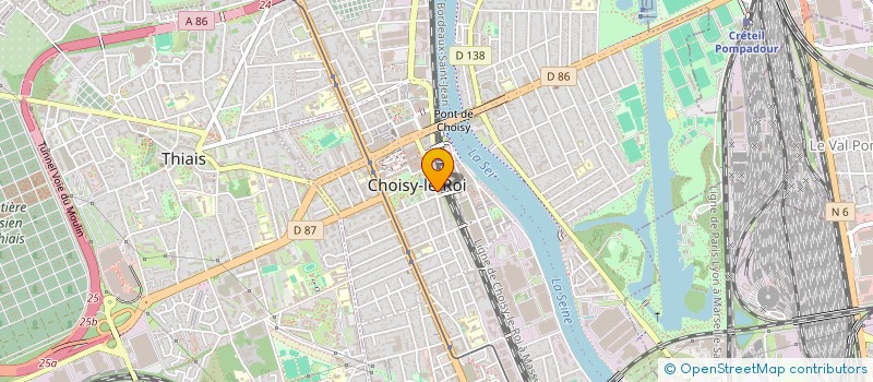 localisation de l'entreprise MADAME MICHELLE COHEN à CHOISY-LE-ROI