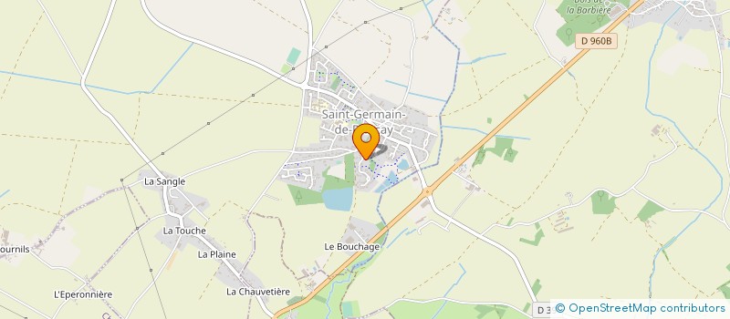 localisation de l'entreprise MADAME MICHELLE COITEUX  SAINT-GERMAIN-DE-PRINCAY