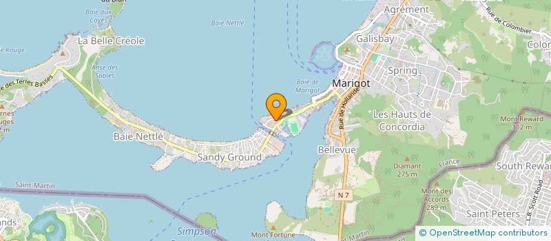 localisation de l'entreprise MADAME MICHELLE COKER  SAINT MARTIN