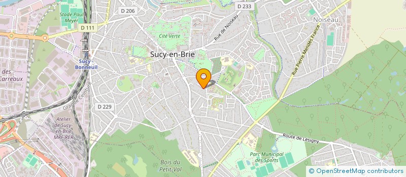 localisation de l'entreprise MADAME MICHELLE COMIN  SUCY-EN-BRIE