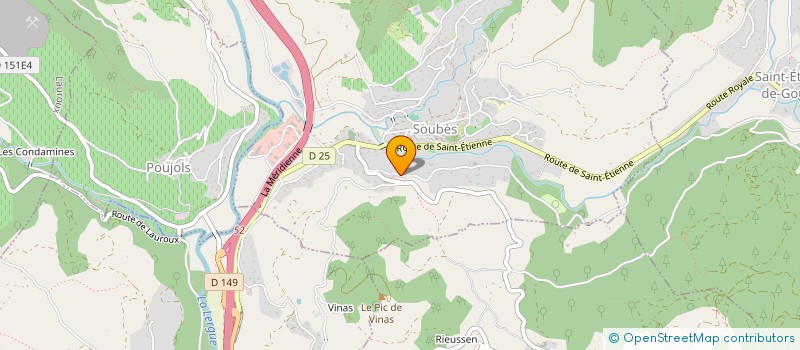 localisation de l'entreprise MADAME MICHELLE COMTET  SOUBES