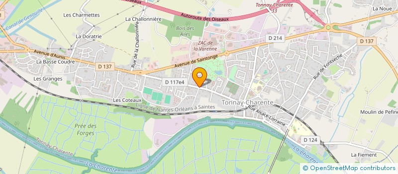 localisation de l'entreprise MADAME MICHELLE CONTABLEAU à TONNAY-CHARENTE