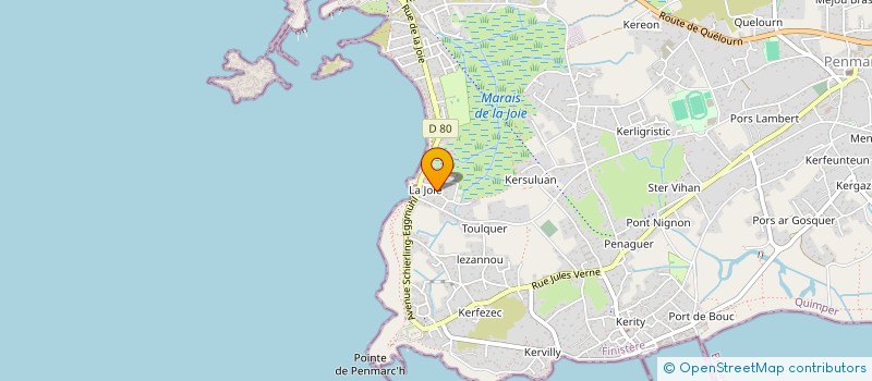 localisation de l'entreprise MADAME MICHELLE CORNU  PENMARCH