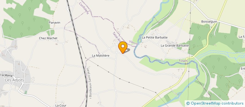 localisation de l'entreprise MADAME MICHELLE COTHINAUD  COURCOME