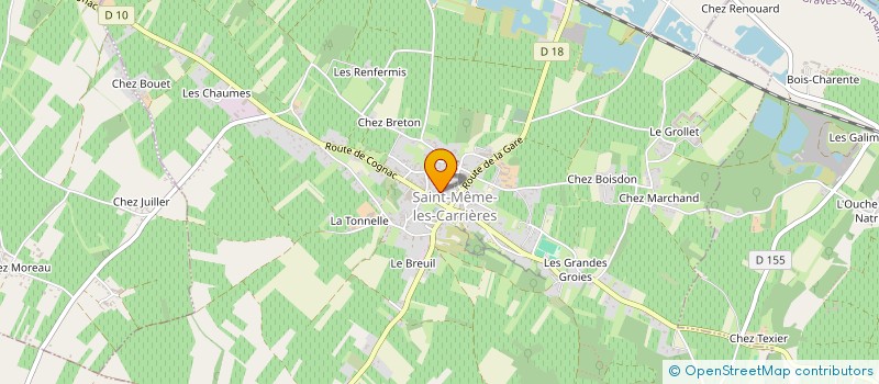 localisation de l'entreprise MADAME MICHELLE COUGNON à SAINT-MEME-LES-CARRIERES
