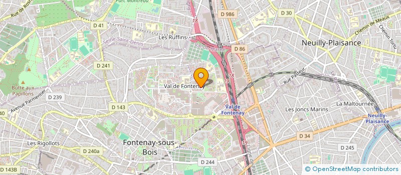 localisation de l'entreprise MADAME MICHELLE COUHE à FONTENAY-SOUS-BOIS