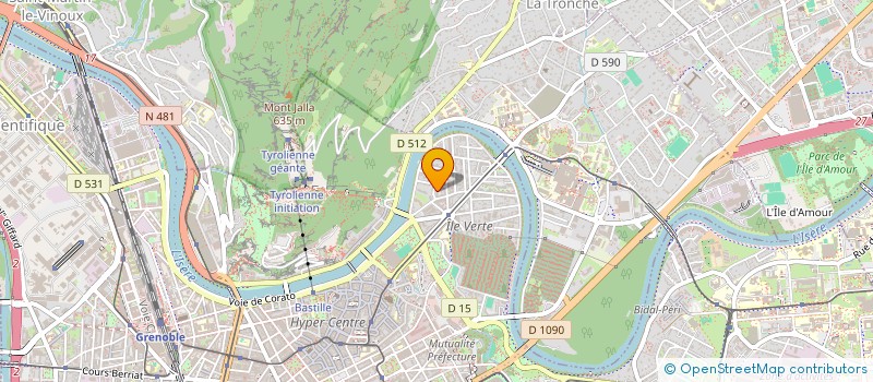 localisation de l'entreprise MADAME MICHELLE COUTAZ-REPLAN  GRENOBLE