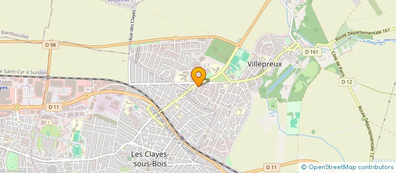 localisation de l'entreprise MADAME MICHELLE DACHIVILLE  VILLEPREUX