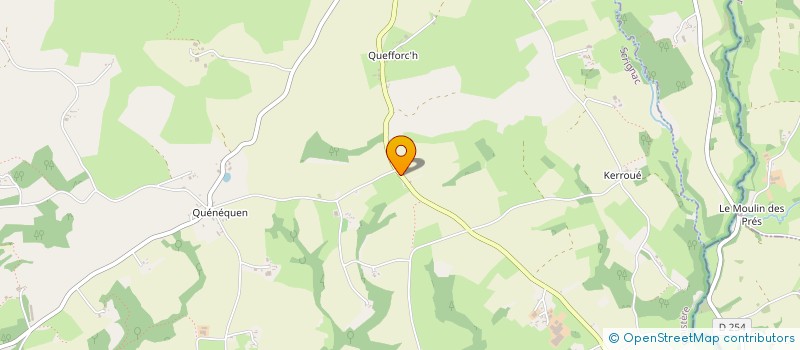 localisation de l'entreprise MADAME MICHELLE DALLOW  SCRIGNAC