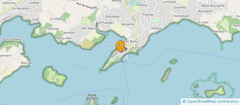 localisation de l'entreprise MADAME MICHELLE DANGEROS  ARRADON