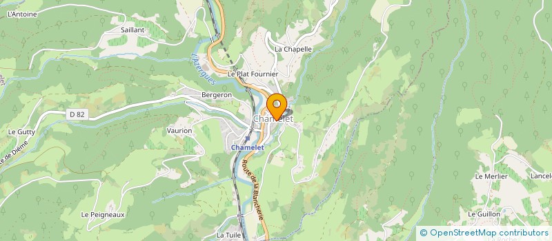 localisation de l'entreprise MADAME MICHELLE DEJOUX  SAINTE-PAULE