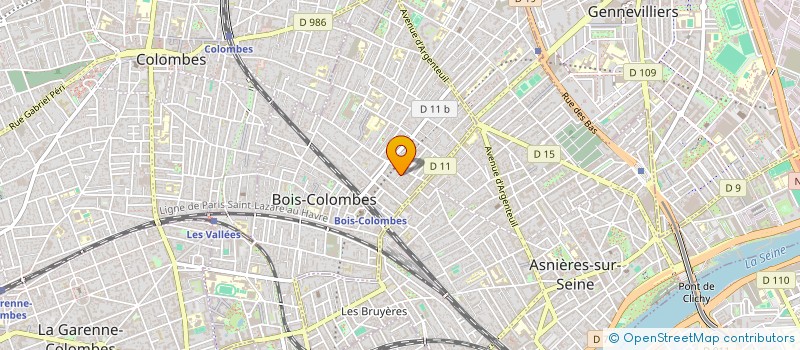 localisation de l'entreprise MADAME MICHELLE DERNIS à BOIS-COLOMBES