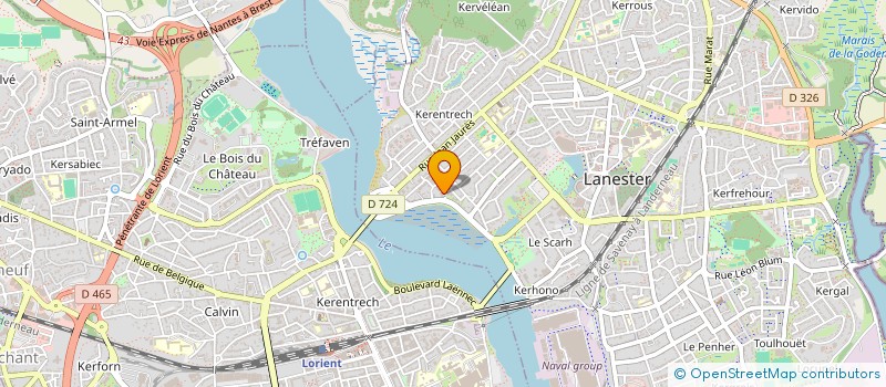 localisation de l'entreprise MADAME MICHELLE DESNEAU  LANESTER