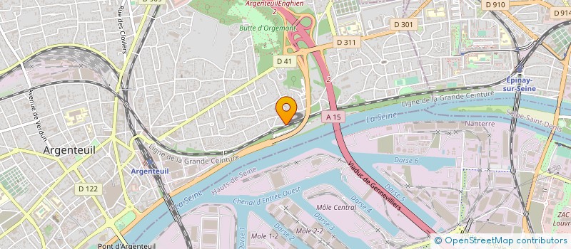 localisation de l'entreprise MADAME MICHELLE DESSORT  ARGENTEUIL