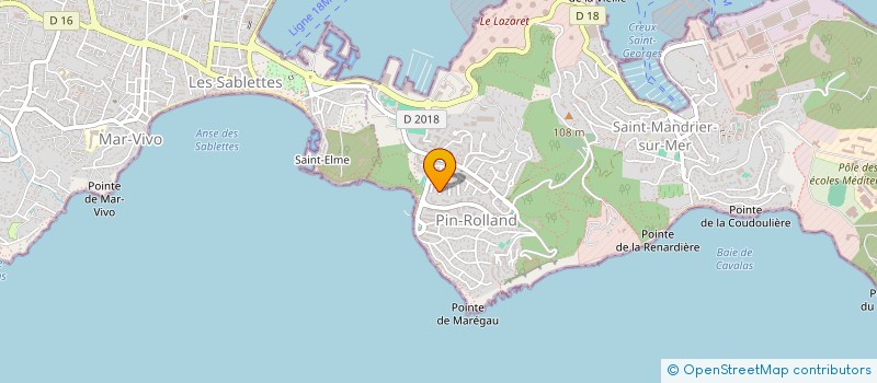 localisation de l'entreprise MADAME MICHELLE DOTA  SAINT-MANDRIER-SUR-MER