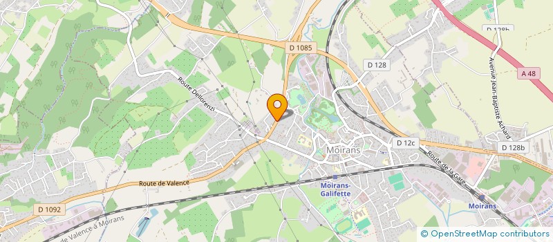 localisation de l'entreprise MADAME MICHELLE DUC-MAUGE  MOIRANS