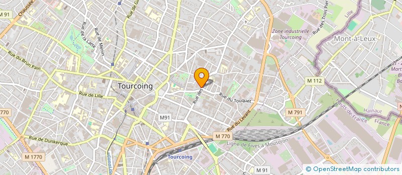 localisation de l'entreprise MADAME MICHELLE DUGAUQUIER  TOURCOING