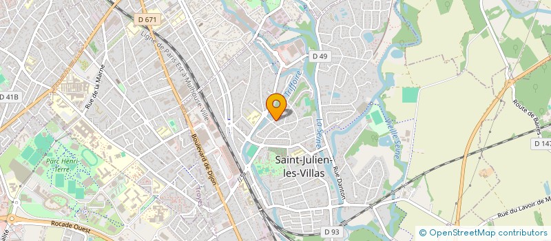 localisation de l'entreprise MADAME MICHELLE DUPIEUX  SAINT-JULIEN-LES-VILLAS