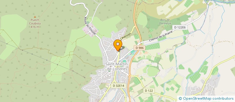 localisation de l'entreprise MADAME MICHELLE DUPIN  SAINT-MARTIN-DE-LONDRES