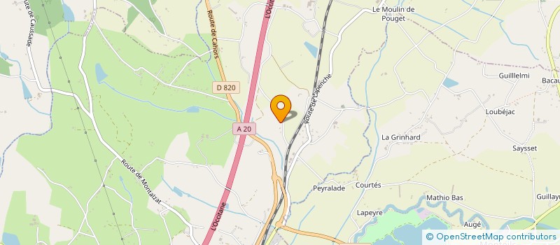 localisation de l'entreprise MADAME MICHELLE DUPRE  CAUSSADE