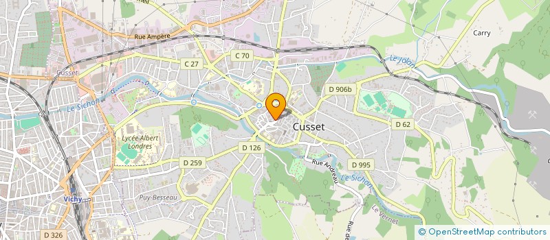 localisation de l'entreprise MADAME MICHELLE DUPREZ à CUSSET
