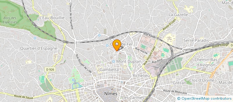 localisation de l'entreprise MADAME MICHELLE DUPUIS à NIMES